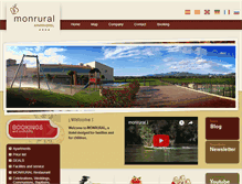 Tablet Screenshot of aparthotelmonrural.com